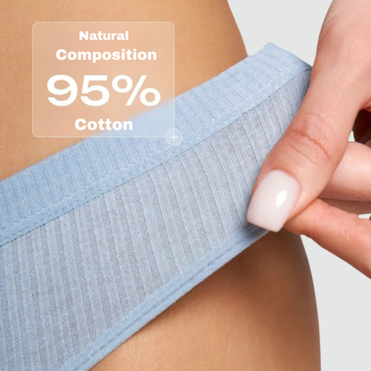 10-Pack Cotton Thong Panties – 100% Cotton