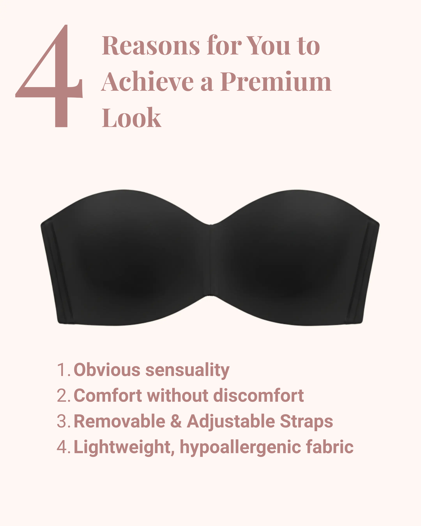 Convertible Strapless Bra – Removable Straps