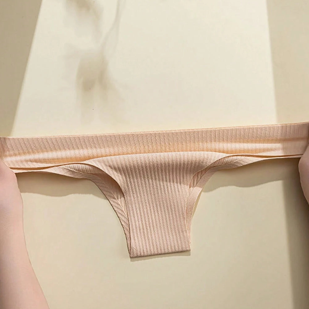 10-Pack Cotton Thong Panties – 100% Cotton