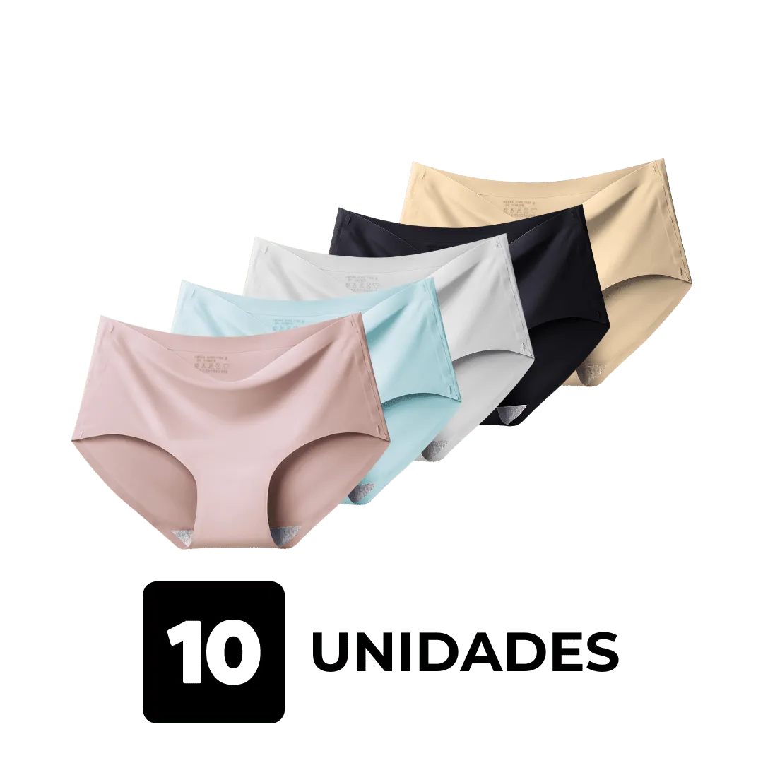 10-Pack Soft Seamless Panty – Laser-Cut
