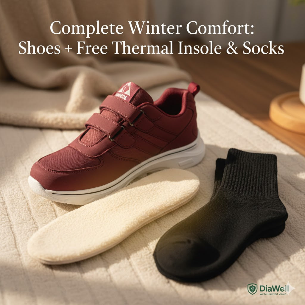DiaWell™ WinterComfort™ — Shoes + Free Thermal Insole & Socks